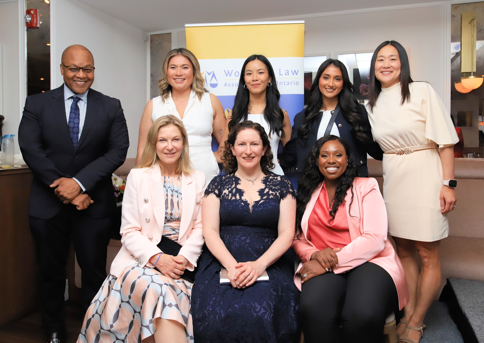 Chief Justice Tulloch alongside the 2024 WLAO President's Awards recipients.